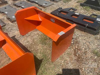 Unused KC 36" Snow Pusher for Mini Skid Steer Mount