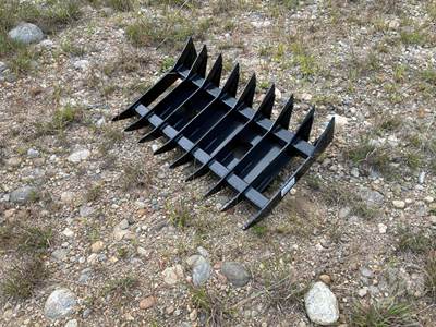 KC Root Rake Mini Skid Steer Attachment