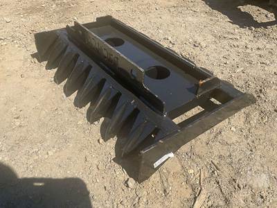 2026 KC Mini Skid Steer Root Rake Attachment