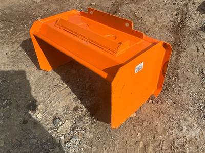 KC 36 Inch Snow Pusher Skid Steer Attachment, Mini Skid Steer Mount