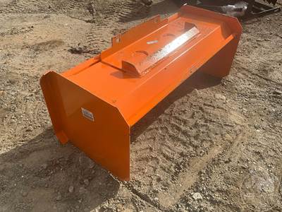 KC 48 Inch Snow Pusher, Mini Skid Steer Mount