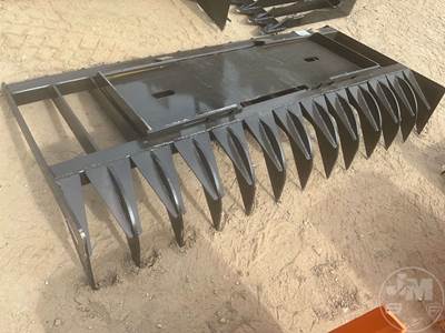 KC 70 Inch Root Rake Skid Steer Attachment, Universal Mount