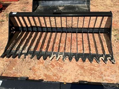 KC 75 Inch Rock Bucket, Universal Skid Steer Mount