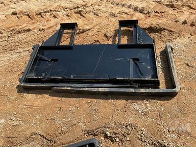 KC 42" Forks with Mast, Universal Skid Steer Mount (Unused)