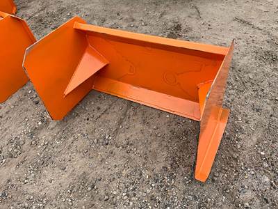Unused KC 36 Inch Snow Pusher, Mini Skid Steer Mount