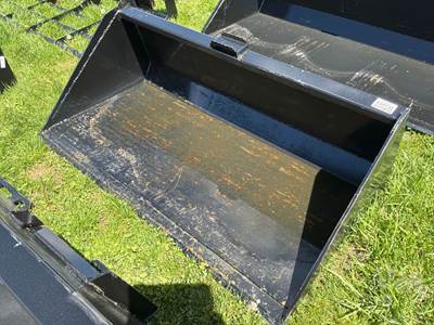 Unused KC 66 Inch Bucket with Cutting Edge, Universal Skid Steer Mount