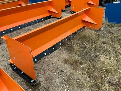 Unused KC QT-SP-10-23 10 ft Snow Pusher, Universal Skid Steer Mount