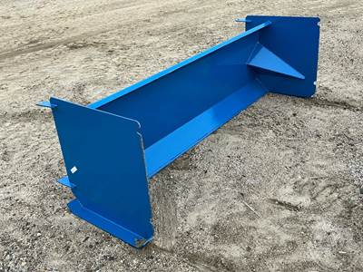Unused KC QT-SPE-8-23 8 Ft Snow Pusher, Universal Skid Steer Mount