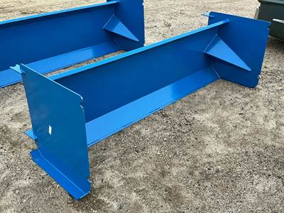 Unused KC QT-SPE-8-23 8 Ft Snow Pusher, Universal Skid Mount