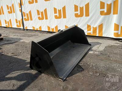 Kit 84 Inch Smooth Snow Bucket Skid Steer Attachment, Universal Mount