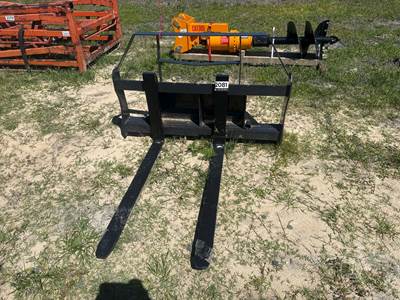 Used LANDHONOR 38" Forks with Mast, Mini Skid Steer Mount