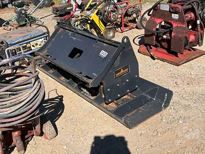Used LANDHONOR 72 Inch Vibratory Plate Compactor Skid Steer Attachment, Universal Mount
