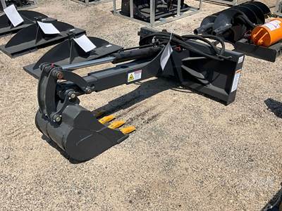 LANDHONOR BH-12-72D Skid Steer Attachment, 72" Depth, 4 Teeth