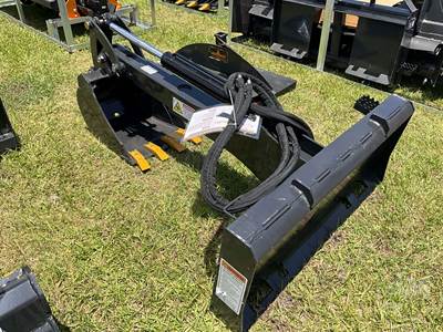Landhonor BH-12-72D Skid Steer Backhoe Attachment, 18" Bucket, 72" Digging Depth