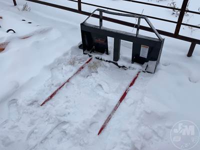 LANDHONOR BS-12-2500G BALE SPEAR Skid Steer Attachment