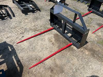 2025 Landhonor BS-12-2500G Skid Steer Bale Spear Attachment, 48" Spear, 2500 lb