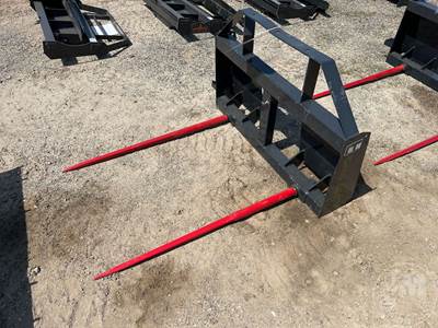 2025 LANDHONOR BS-12-2500G 49" Bale Spear Skid Steer Attachment, 2500 lb Frame Capacity