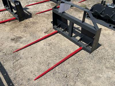 2025 Landhonor BS-12-2500G Skid Steer Bale Spear, 48" Length, 2500 lb Capacity