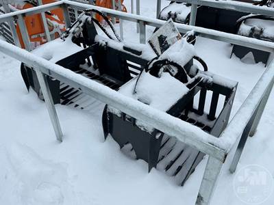 LANDHONOR HL-00200 DUAL ROCK GRAPPLE BUCKET Skid Steer Attachment