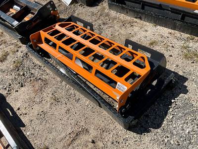 LANDHONOR PF-11-3500G 48 Inch Forks with Mast, Universal Skid Steer Mount
