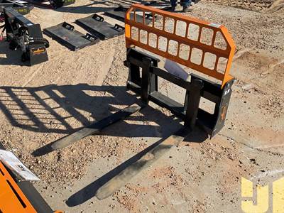 Unused Landhonor PF-11-3500G Skid Steer Forks with Mast, 42" Forks, 4000 lb Frame Capacity