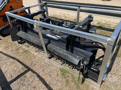 LANDHONOR PR-12-72W Skid Steer Attachment, 72", 18-25 GPM, 3000PWI, +25 Swing Angle