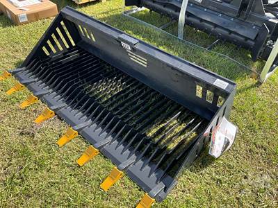2026 Landhonor RB-14-72W 72 Inch Rock Bucket, Universal Skid Mount