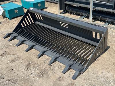 2025 Landhonor RB-14-78W 78" Rock Bucket Skid Steer Attachment