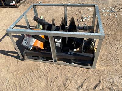 Unused Landhonor SAD-12-W3C Auger Bits 12" and 24" Skid Steer Attachment
