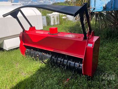 Used 2025 MMS 72PRO 72 Inch Hydraulic Mulcher Skid Steer Attachment