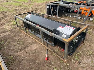 Unused 2026 Mower King ECSSTR072 6 Ft Roto Tiller Skid Steer Attachment