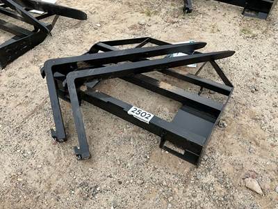 Mower King SA 48 Inch Skid Steer Forks with Mast, Quick Attach, 4000 lb Rating