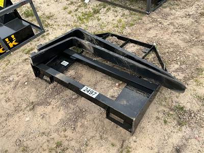 Mower King SA 48 Inch Skid Steer Forks with Mast, 4000 lb Rating