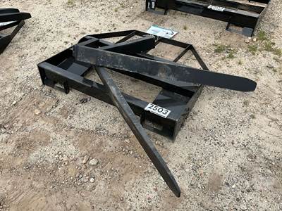 Mower King SA 48 Inch Forks with Mast, Adjustable Quick Attach 4000 lb Rating