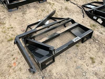 2026 Mower King SA 48 Inch Forks with Mast Skid Steer Attachment, 4000 lb Rating