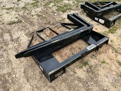 Mower King SA 48" Skid Steer Forks with Mast, Quick Attach, 4000 lb Rating