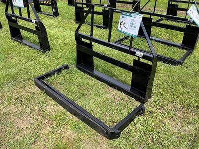 Mower King SA Forks with Mast Skid Steer Attachment, 4,000 Lbs Rating