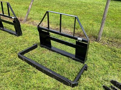 Mower King SA Skid Steer Forks with Mast, Universal Mount, 4,000 lb Rating