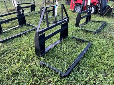 Unused Mower King SA 48" Skid Steer Forks with Mast, 4,000 lb Universal Mount