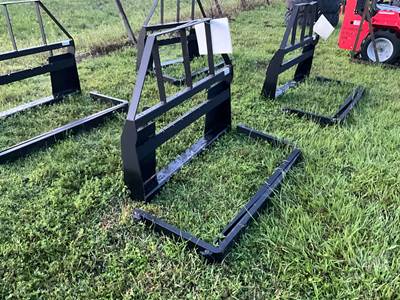 2026 Mower King SA 48 Inch Skid Steer Forks with Mast, Universal Mount, 4,000 lb