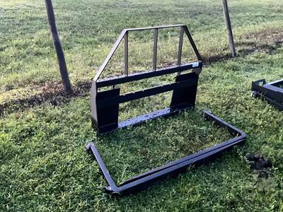 Mower King SA 48" Forks with Mast Skid Steer Attachment, 4,000 lb Rating