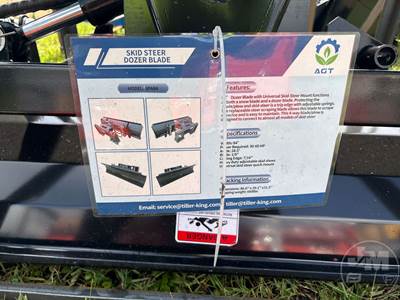 Mower King SPA84 95 Inch 3-POINT Hitch Skid Steer Attachment