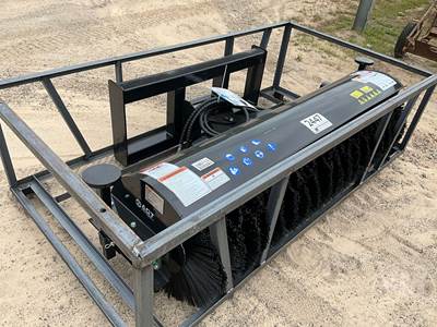 Mower King SSAB72 74-INCH Skid Steer Attachment, Quick Attach