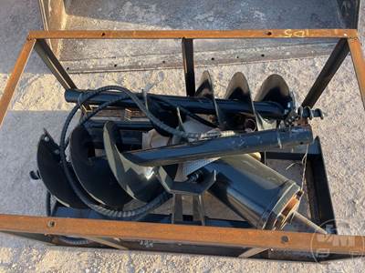 Used 2026 Mower King SSECAG-Y Hydraulic Auger Skid Steer Attachment