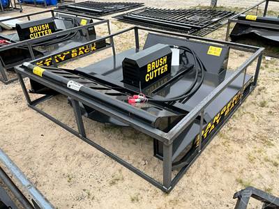 Unused Mower King SSRC 77" Direct Drive Hydraulic Skid Steer Attachment