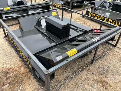Mower King SSRC 77" Direct Drive Hydraulic Skid Steer Attachment, Quick Attach
