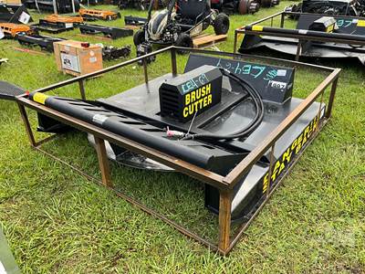 Used 2026 Mower King SSRC 72 Inch Hydraulic Mulcher Skid Steer Attachment