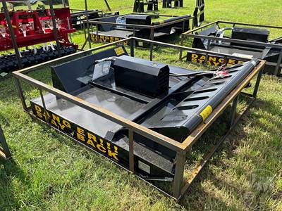 Unused Mower King SSRC 77" Skid Steer Attachment, Universal Skid Mount, Direct Drive