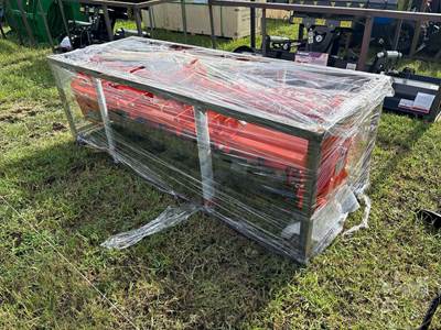 Unused 2026 Mower King TAS81 83" Skid Steer Roto Tiller Attachment, Universal Mount