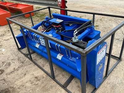 TopCat SSSCR72 72" Skid Steer Attachment, 88 Carbide Teeth, Quick Attach